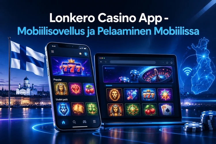 App Lonkero Casino - Mobiilisovellus ja Pelaaminen Mobiilissa