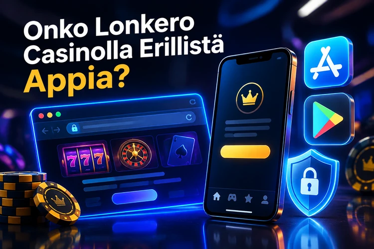 Onko Lonkero Casinolla Erillistä Appia (Google Play / App Store)?