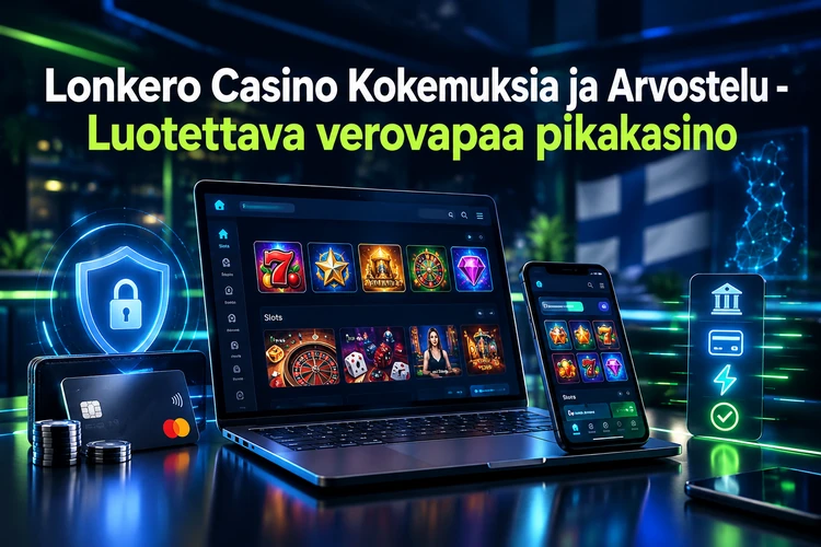 Lonkero Casino Kokemuksia ja Arvostelu - Luotettava verovapaa pikakasino