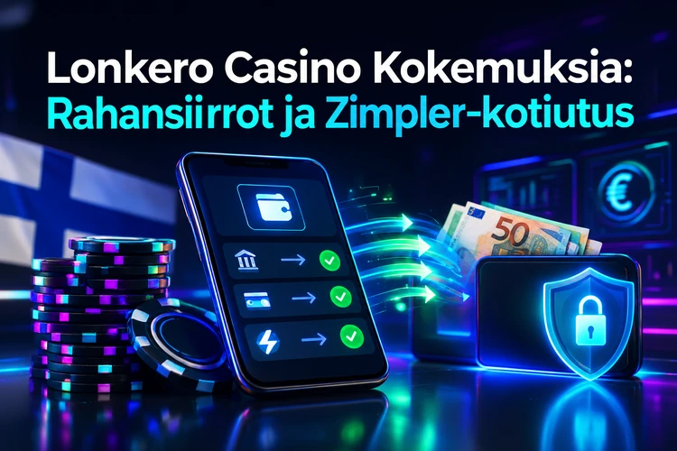 Lonkero Casino Kokemuksia: Rahansiirrot ja Zimpler-kotiutus