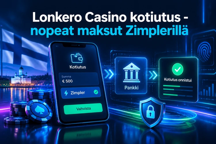 Lonkero Casino kotiutus - nopeat maksut Zimplerillä