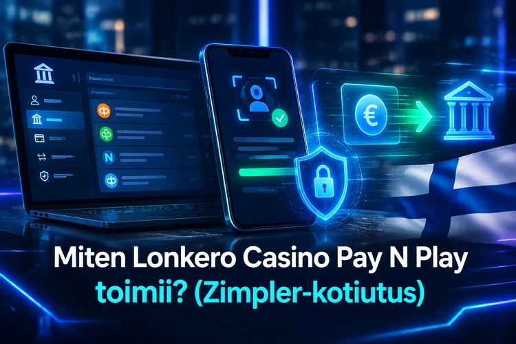 Miten Lonkero Casino Pay N Play toimii? (Zimpler-kotiutus)